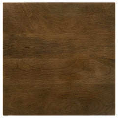 Heitor Dark Brown / Gunmetal Side Table - Ornate Home