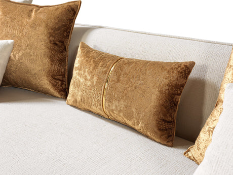 Helena Ivory Velvet Loveseat - Ornate Home