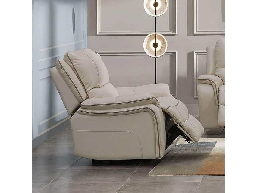 Henricus Beige Glider Recliner - Ornate Home