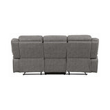 Higgins Grey 2pc Motion Living Room Set - Ornate Home