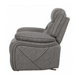 Higgins Grey Glider Recliner - Ornate Home