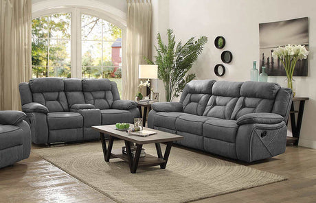 Higgins Grey Motion Sofa - Ornate Home