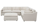 Hobson Ivory 6 Pc Sectional - Ornate Home