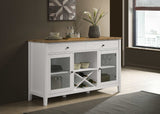 Hollis White / Brown Sideboard - Ornate Home