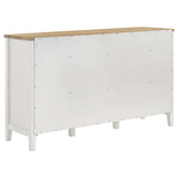 Hollis White / Brown Sideboard - Ornate Home