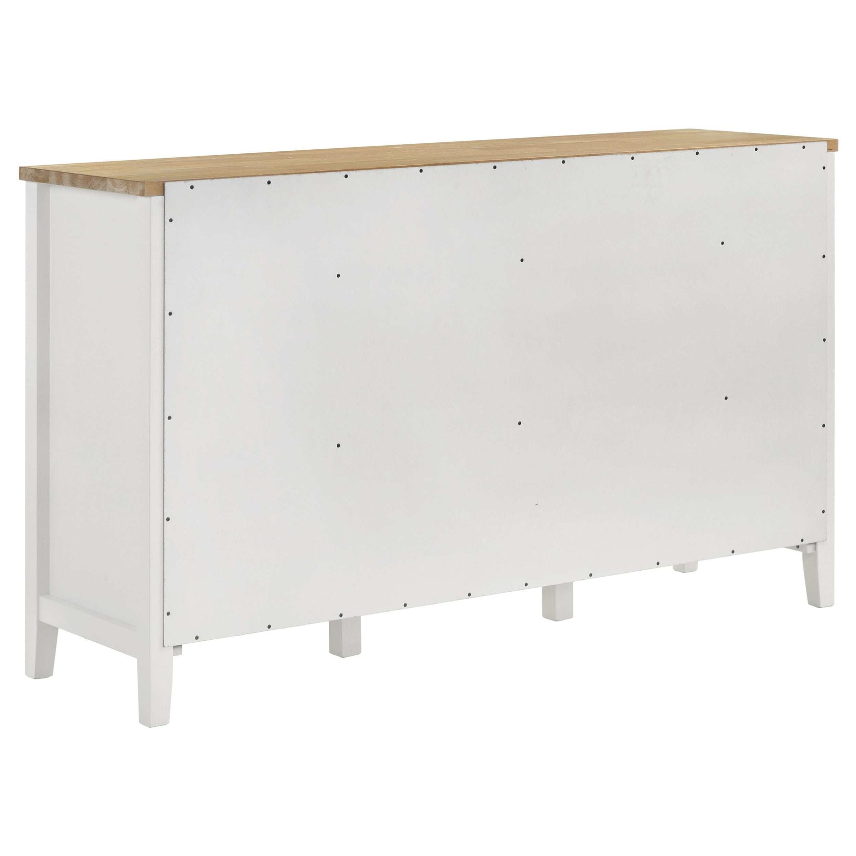Hollis White / Brown Sideboard - Ornate Home