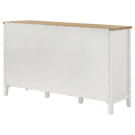 Hollis White / Brown Sideboard - Ornate Home