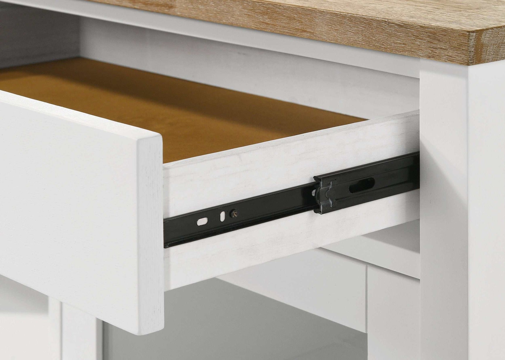 Hollis White / Brown Sideboard - Ornate Home