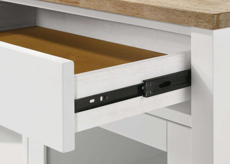 Hollis White / Brown Sideboard - Ornate Home