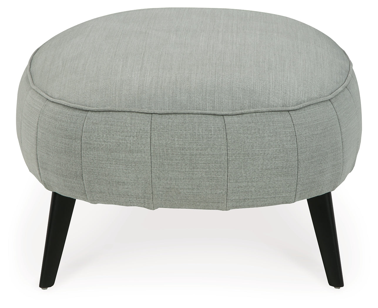 Hollyann Gray Oversized Accent Ottoman - Ornate Home