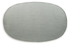 Hollyann Gray Oversized Accent Ottoman - Ornate Home
