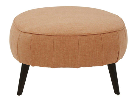 Hollyann Gray Oversized Accent Ottoman - Ornate Home