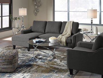 Hollynyx Chrome & Glass Coffee Table Set (3pc) - Ornate Home