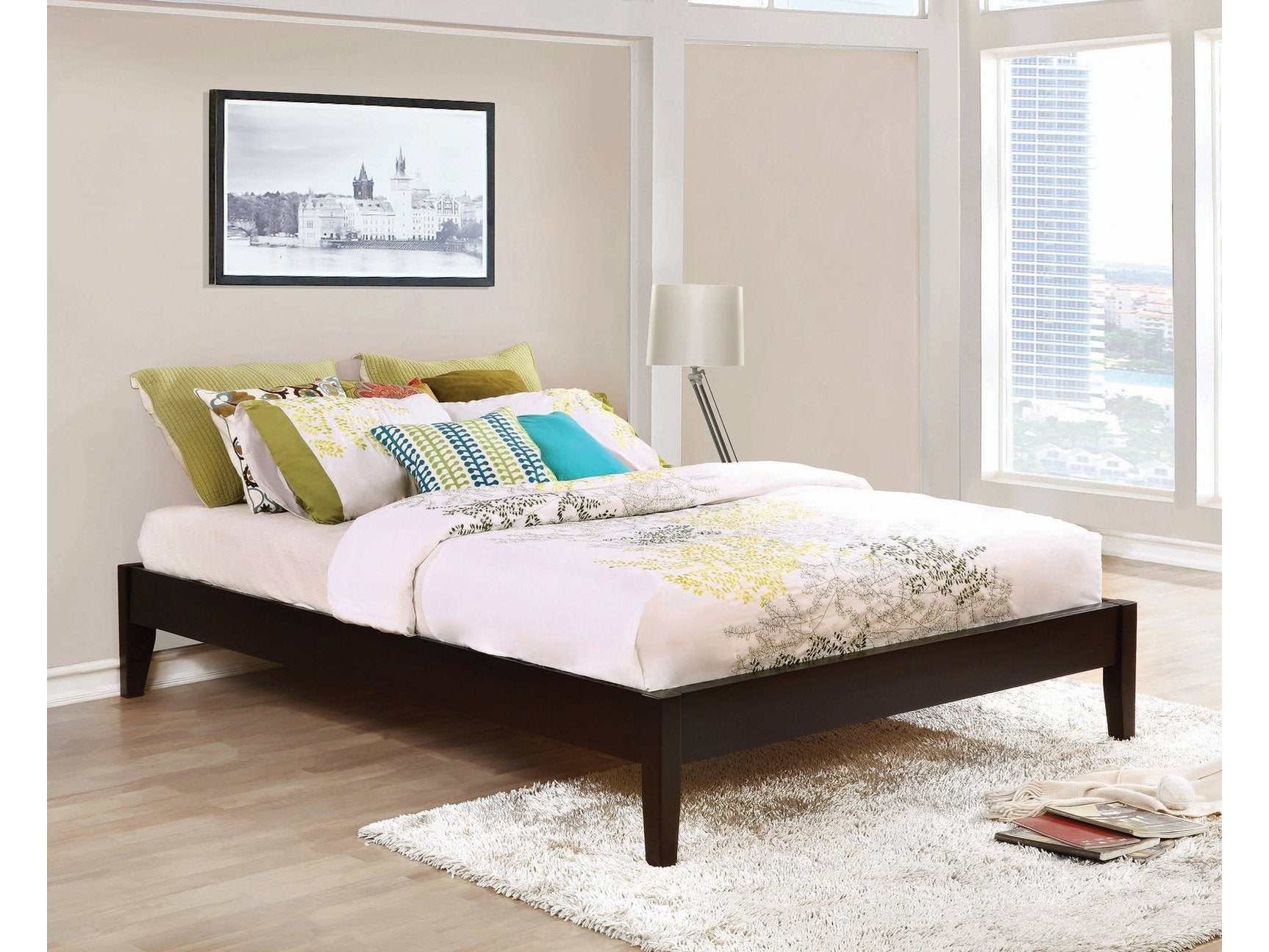 Hounslow Cappuccino California King Platform Bed - Ornate Home