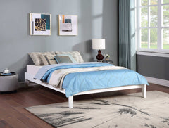 Hounslow White Eastern King Bed - Ornate Home