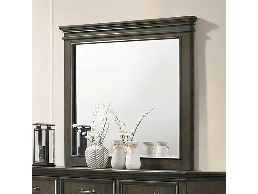 Houston Gray Mirror - Ornate Home