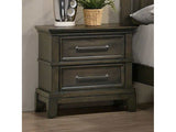 Houston Gray Nightstand - Ornate Home