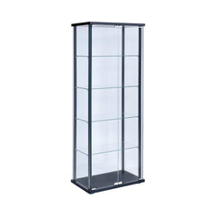 Huma Black Curio Cabinet - Ornate Home