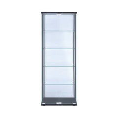 Huma Black Curio Cabinet - Ornate Home