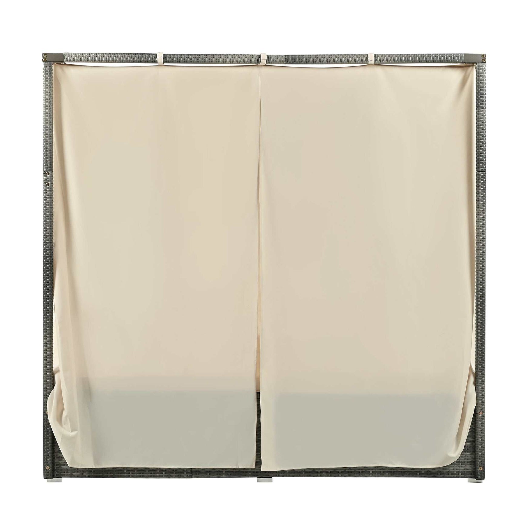 Huntington Adjustable Sun Bed With Curtain - Ornate Home