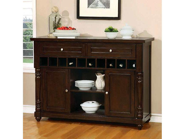 Hurdsfield Antique Cherry Server - Ornate Home