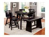 Hurley Black Counter Height Table - Ornate Home