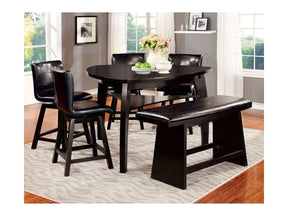 Hurley Black Counter Height Table - Ornate Home