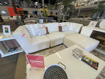 Sunny Natural White Modular Sectional / Create your own Style - Ornate Home