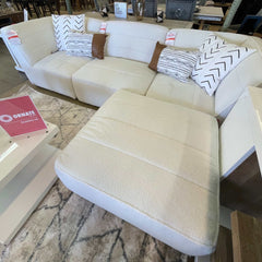 Sunny Natural White Modular Sectional / Create your own Style - Ornate Home