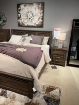 Juararo Dark Brown Panel Bed - Ornate Home