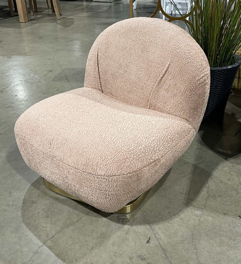 Yedaid Teddy Sherpa Fabric Swivel Accent Chair - Ornate Home