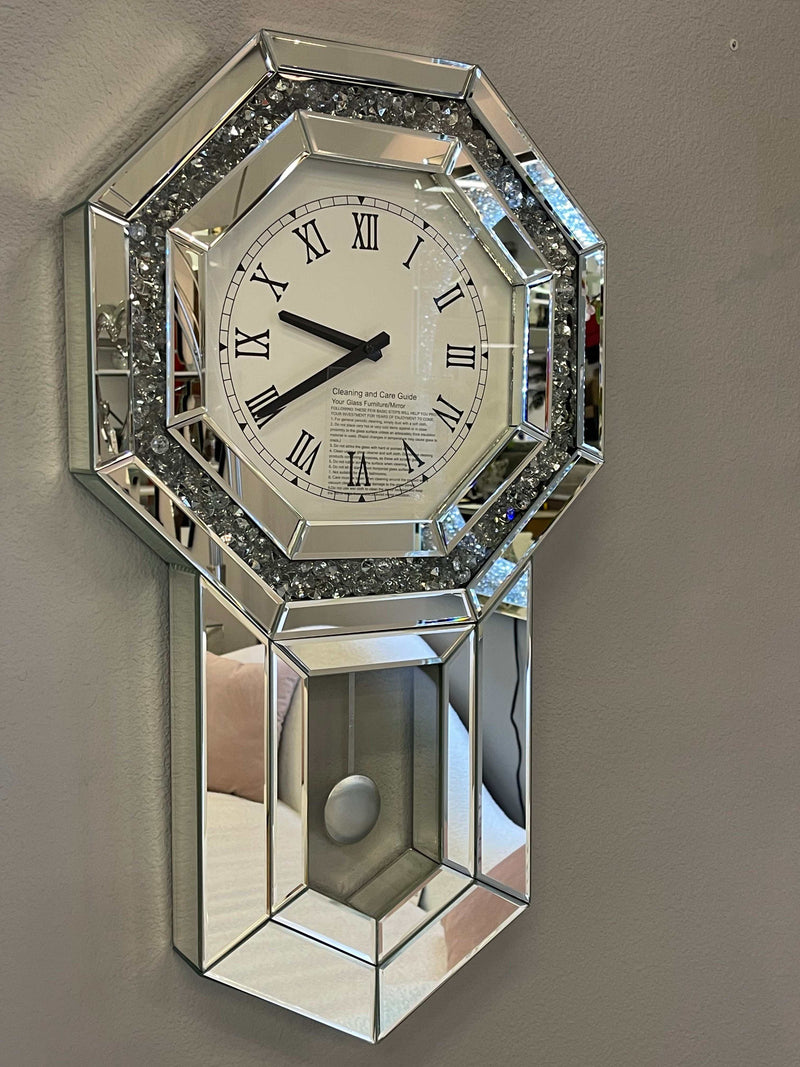 Noralie Mirrored Wall Clock