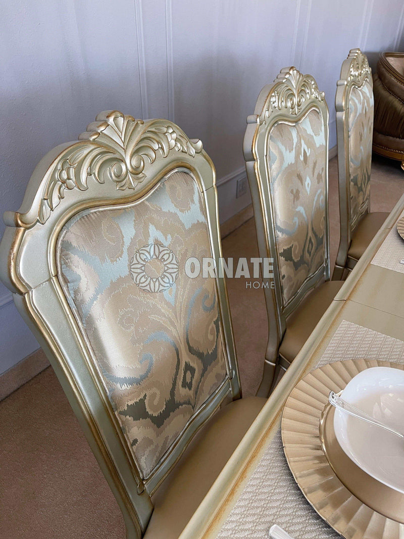 Dresden Gold Patina & Bone Side Chair (Set of 2) - Ornate Home