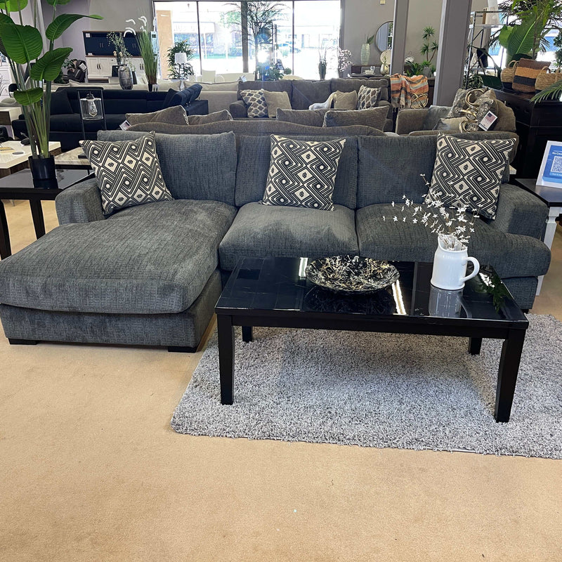 Kaylee - Gray - LAF Sectional Sofa (2pc) - Ornate Home