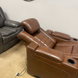 Backtrack Chocolate Power Recliner - Ornate Home