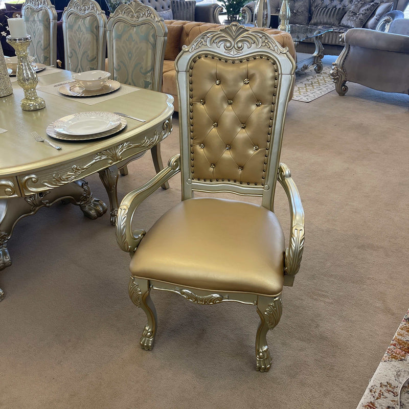 Dresden Gold Patina & Bone Armchair (Set of 2) - Ornate Home