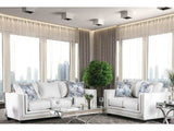Ilse Off White Stationary Sofa & Loveseat 2pc - Ornate Home