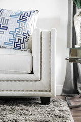 Ilse Off White Stationary Sofa & Loveseat 2pc - Ornate Home