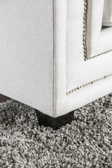 Ilse Off White Stationary Sofa & Loveseat 2pc - Ornate Home