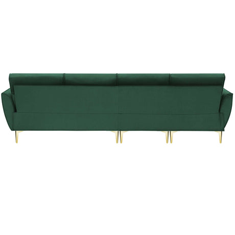 Imperial Convertible Flannel Sectional Sofa Left/Right Chaise for Flexibility - Ornate Home