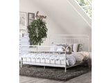 Iria Vintage White California King Bed - Ornate Home