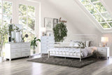 Iria Vintage White California King Bed - Ornate Home