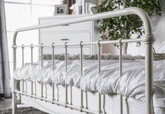 Iria Vintage White California King Bed - Ornate Home