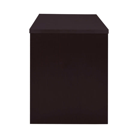 Irving Cappuccino Office Desk w/ Cabinet - Ornate Home