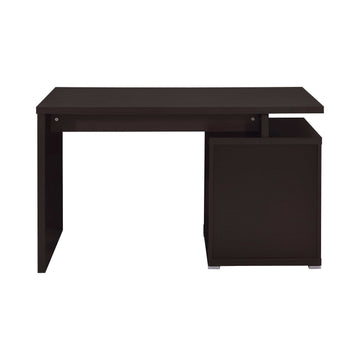 Irving Cappuccino Office Desk w/ Cabinet - Ornate Home