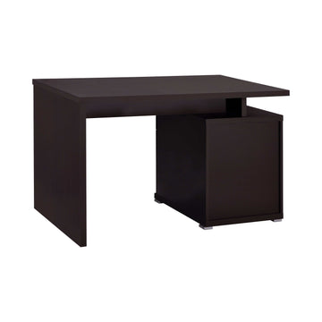 Irving Cappuccino Office Desk w/ Cabinet - Ornate Home