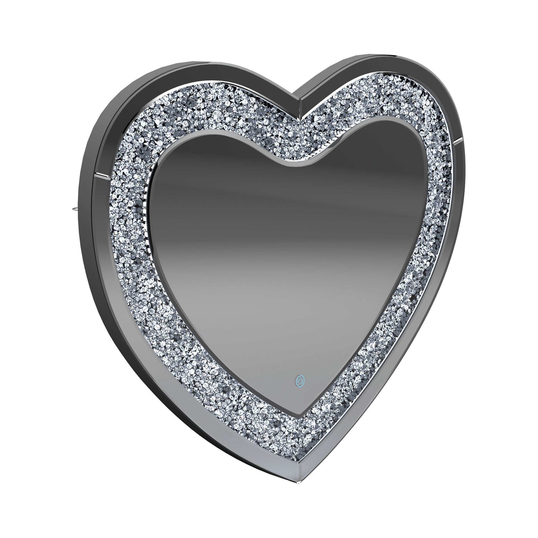Issa Silver Heart Shape Wall Mirror - Ornate Home