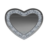 Issa Silver Heart Shape Wall Mirror - Ornate Home