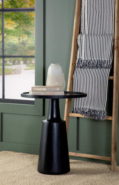 Ixia Black Stain Side Table - Ornate Home