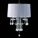 Jada Chrome/White Ceiling Lamp - Ornate Home